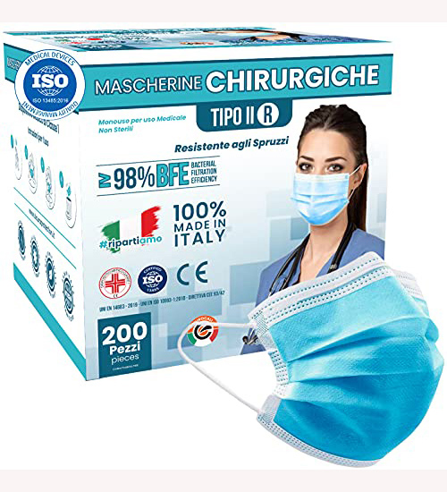 Mascherine CHIRURGICHE AZZURRE
caratteristiche