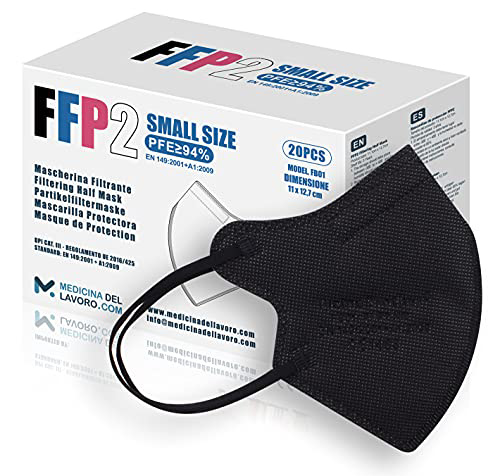Mascherine FFP2 Nere Taglia Piccola caratteristiche ...