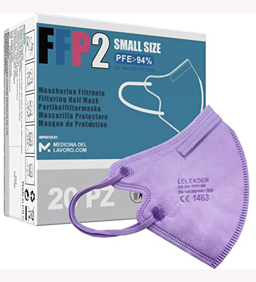 Mascherine FFP2 Viola Taglia Piccola caratteristiche ...