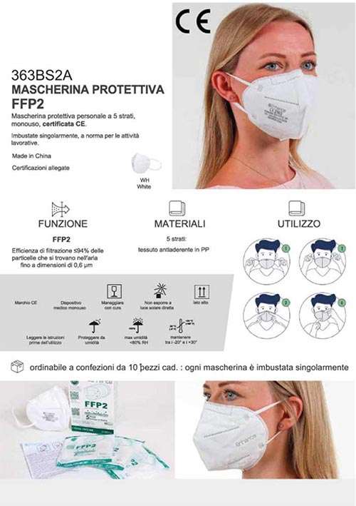 Mascherine Kn95 Ffp2 caratteristiche facciale ...