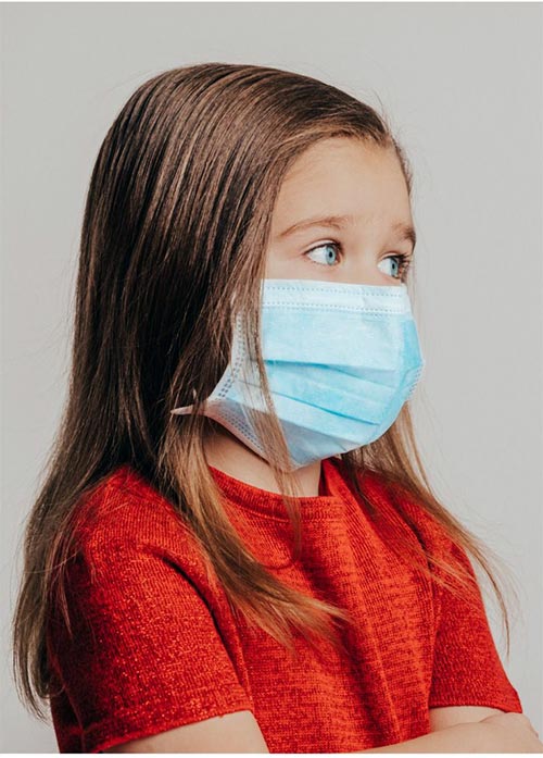 Mascherine chirurgiche pediatriche monouso funzionamento viso ...