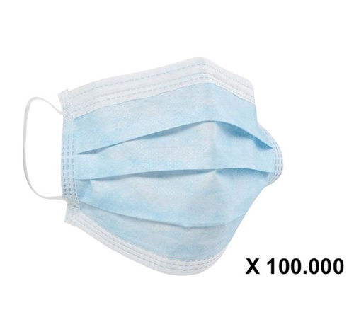 Mascherine facciali 3 veli certificate DPI Confezione 100.000 caratteristiche ...