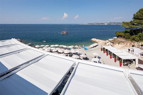 Pergola in Alluminio Phoenix funzionamento copertura tetto alluminio ...
