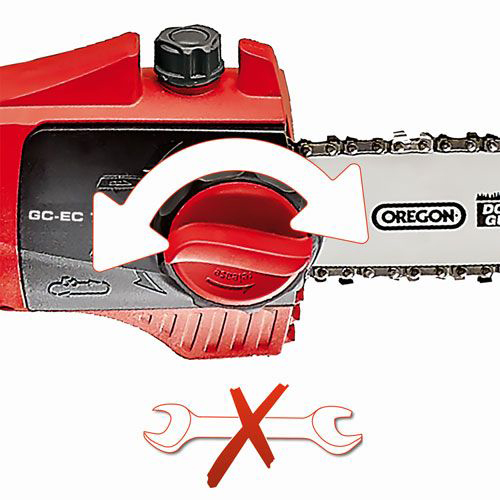 Potatore telescopico Einhell GC-EC 750 T regolazioni macchina ...