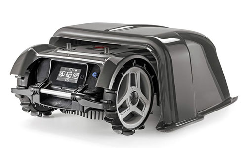 Robot tagliaerba a batteria AUTOCLIP 528 S ricarica batteria funzionamento ...