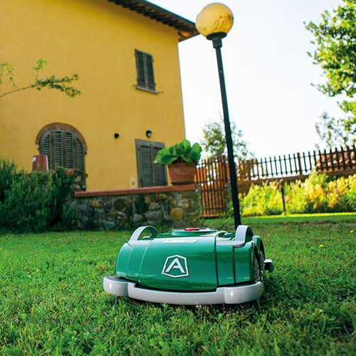 Robot tagliaerba senza filo perimetrale Ambrogio L60 Elite funzionamento taglio erba ...