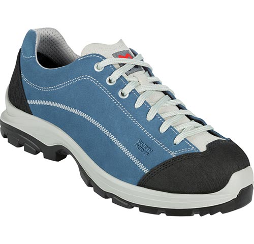 Scarpa antinfortunistica S3 Atlantis bassa blu calzata battuta ...