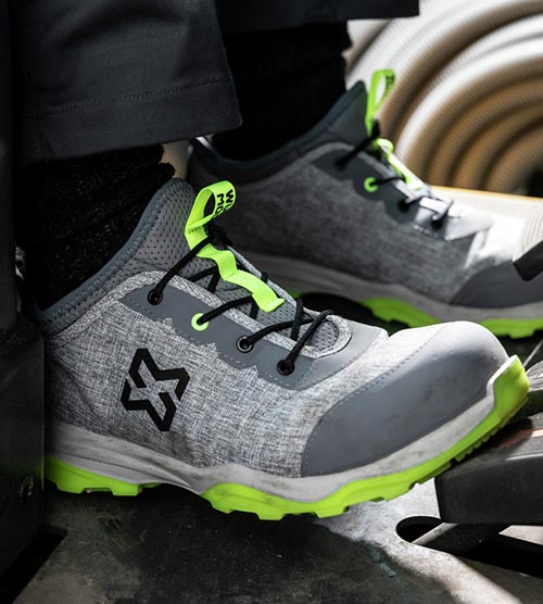 Scarpa antinfortunistica riciclata EcoFresh S1P grigia utilizzo scarpa ...