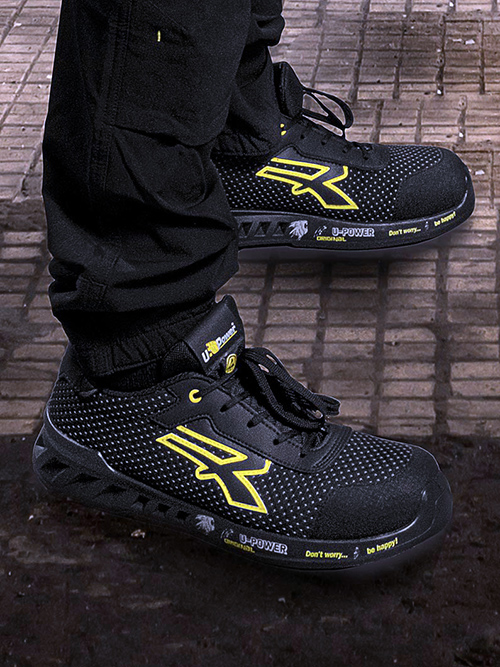 Scarpe antinfortunistiche U Power LOGAN funzionamento funzionamento lavoro ...