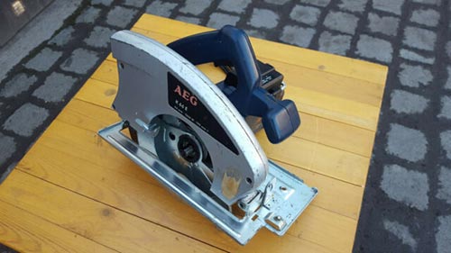 Sega Circolare AEG K 55 funzionamento ...