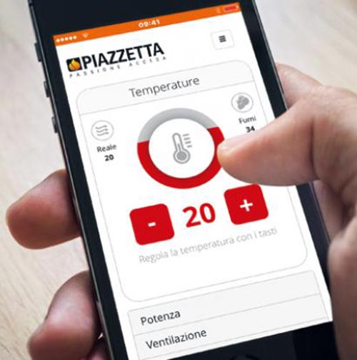 Stufa a Legna e Pellet E228 K My Piazzetta App ...