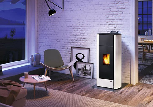 Stufa a pellet Ecofire Cecile calore macchina ...