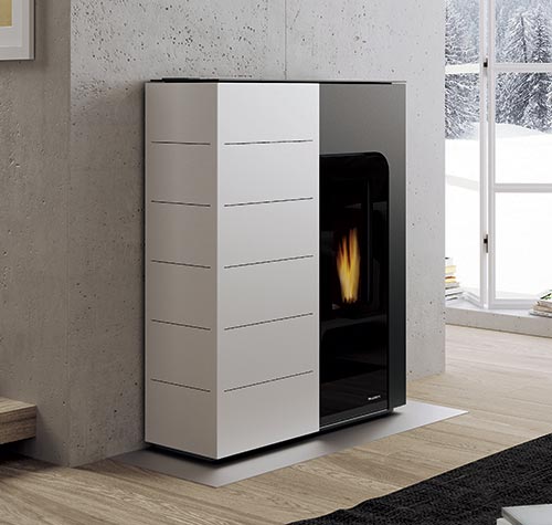 Stufe a pellet Ecofire Ginger Idro 12 acqua struttura ...