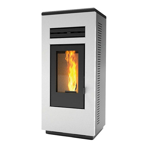 Stufa a pellet ventilazione Luna struttura tecnica ...