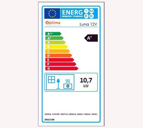 Stufa a pellet ventilazione Luna caratteristiche tecniche ...