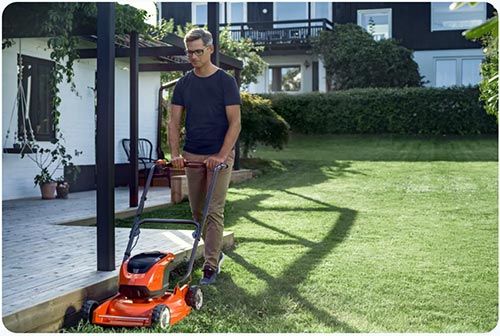 Tagliaerba Husqvarna LB 146i impugnatura guida macchina ...