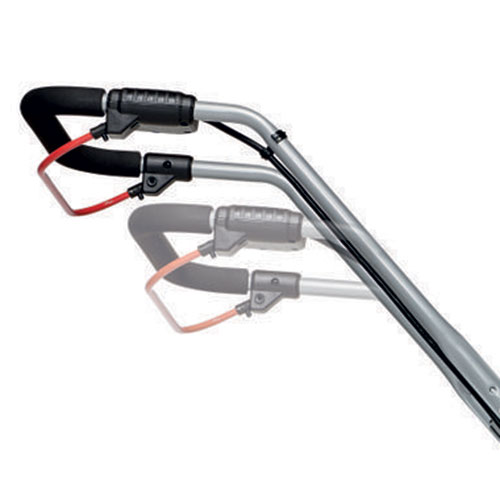 Tagliaerba a batteria Einhell altezza regolazioni manubrio taglio erba macchina ...