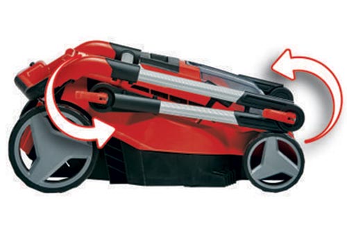 Tagliaerba a batteria GE-CM 36/37 Li-Solo chiusura manubrio di controllo ...