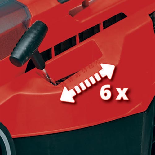 Tagliaerba a batteria GE-CM 36/37 Li-Solo inserimento batteria funzionamento regolazioni altezza taglio erba ...