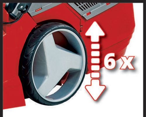 Tagliaerba a batteria einhell GE-CM 43 regolazioni altezza taglio erba ...