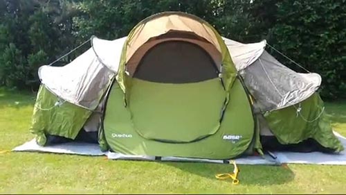 Tenda Campeggio Base Seconds ingresso ...