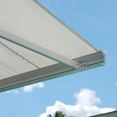 Tende da sole a bracci con cassonetto Caraibi funzionamento bracci tecnico ...