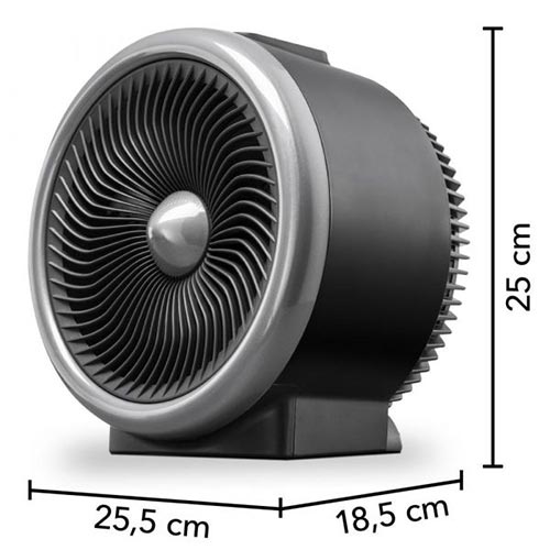 Termoventilatore e ventilatore 2 in 1 dimensioni ...