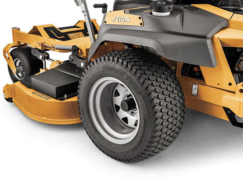 Trattorino a raggio zero a scoppio ZT 7132 T piatto taglio erba funzionamento macchina ...