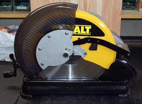 Troncatrice Metalli VTRV-355 chiusura totale ...