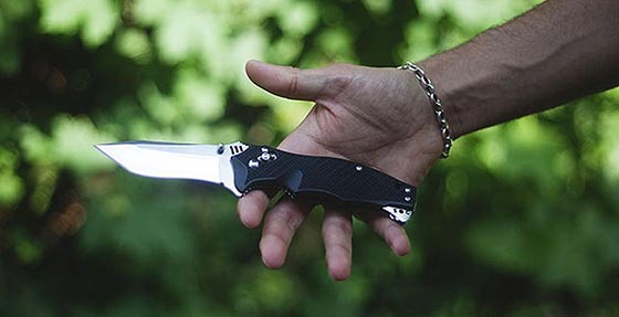 Coltello Scatto Alluminio impiego ...