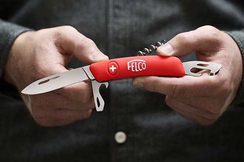 coltello tascabile FELCO 500 funzionamento ...