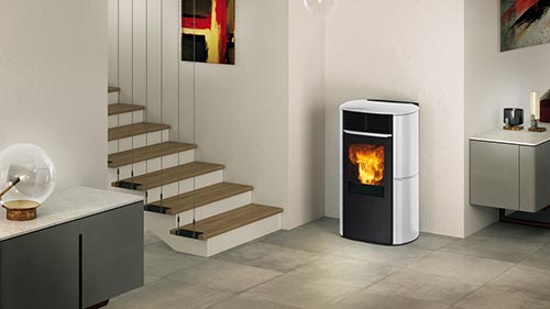stufe a pellet Aris Up<sup>2</sup> funzionamento riscaldamento ...
